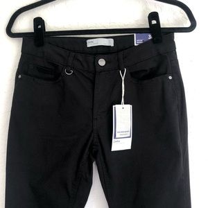 NWT Zara Mid-Rise Black Skinny Jeans